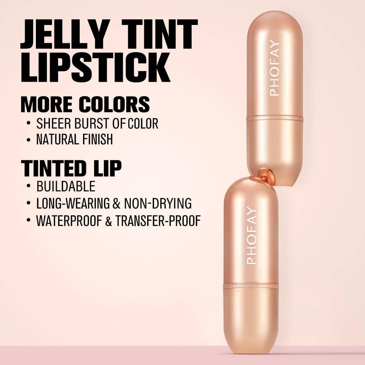 PHOFAY Moisturizing Lipstick - Cushiony Glow - HalleBeauty